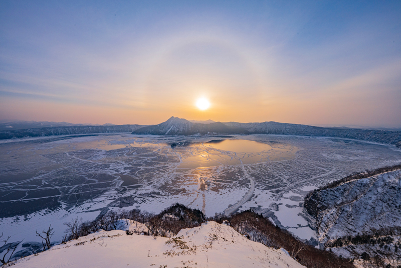 第11回弟子屈フォトコンテスト 優秀賞 村上勝「ハロが出た日」