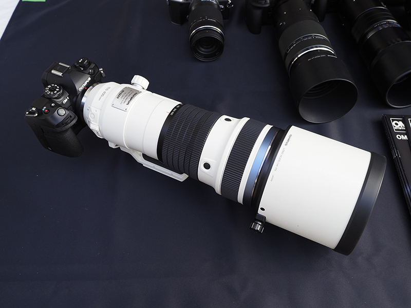 特に注目されていたM.ZUIKO DIGITAL ED 150-400mm F4.5 TC1.25x IS PRO