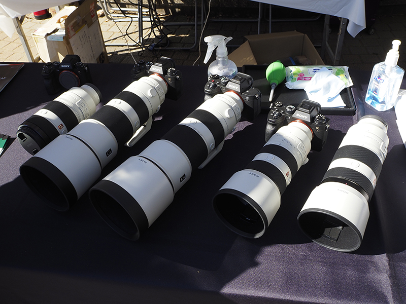展示されていたボディとレンズ