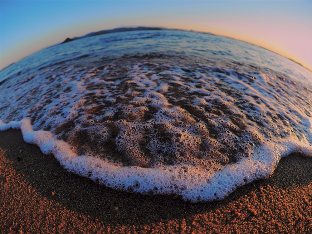 フィッシュアイ補正前のカット