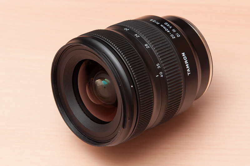今回は20-40mm F/2.8 Di III VXD（Model A062）で試した