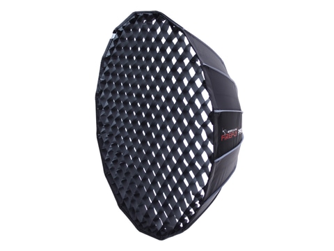 オーロラライトバンク、直径85cmのソフトボックス。プロペットと