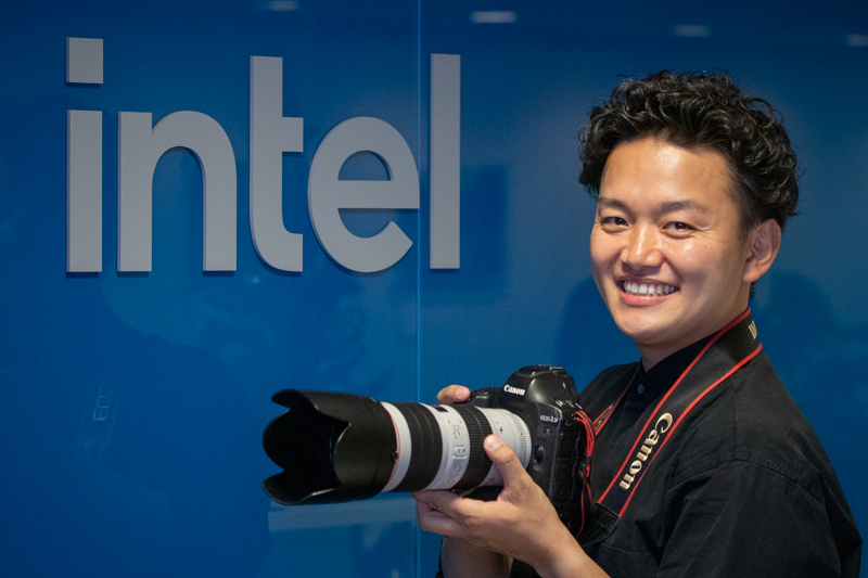 セミナーの講師を務めたスポーツフォトグラファーの竹見脩吾さん