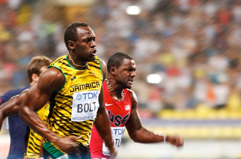 シャッター速度を落として撮影した例（撮影：竹見脩吾）