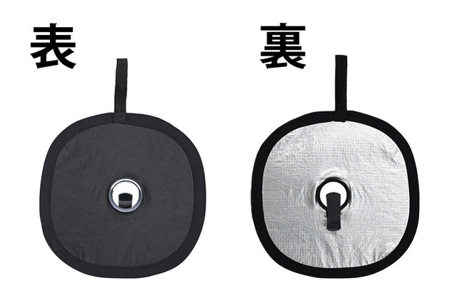 表面が「黒」、裏面が「銀」