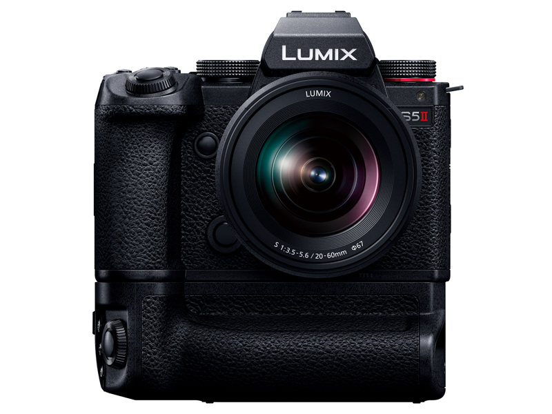 別売のバッテリーグリップ装着例