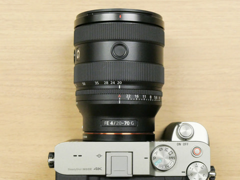 ソニー、20mmスタートのフルサイズ標準ズーム「FE 20-70mm F4 G