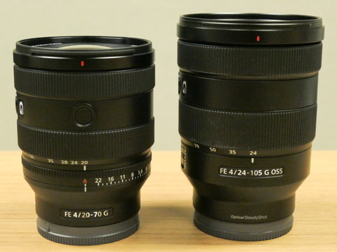 ソニー、20mmスタートのフルサイズ標準ズーム「FE 20-70mm F4 G