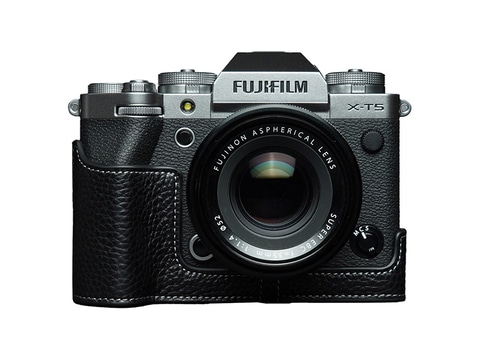 コロンビアレザー使用の「FUJIFILM X-T5用」カメラケース - デジカメ Watch