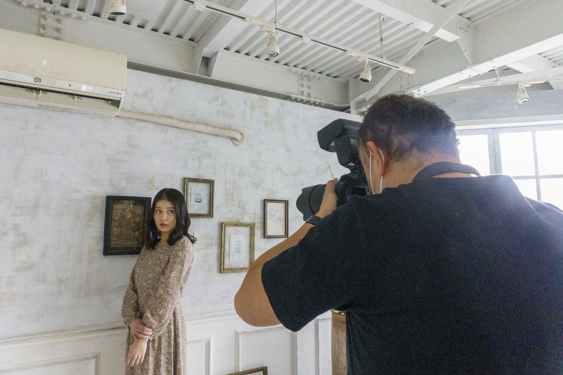 カスタム発光モードC1の撮影風景