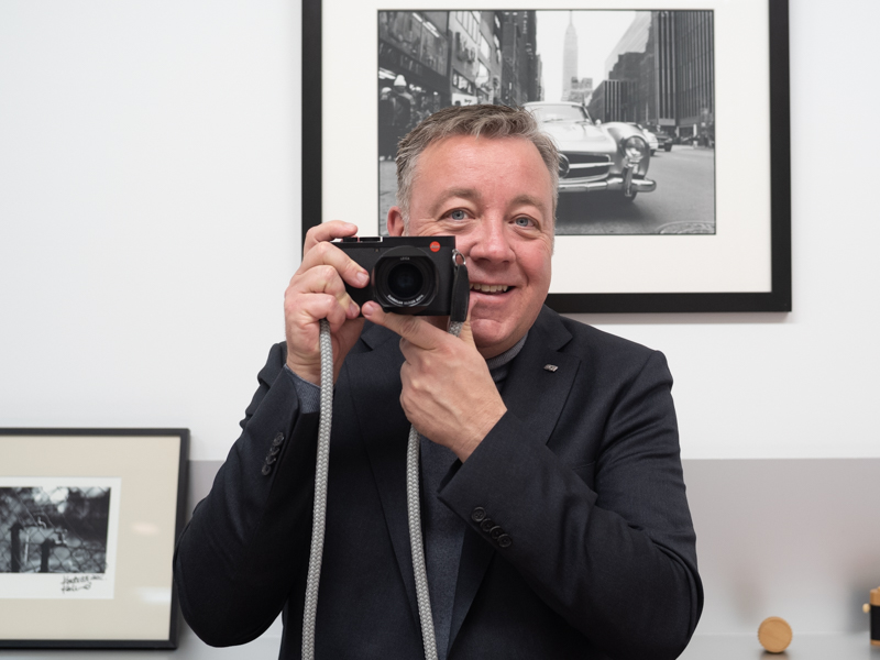 ライカカメラAG 上級副社長のステファン・ダニエル氏。2023年1月、ライカカメラジャパンのオフィスにて