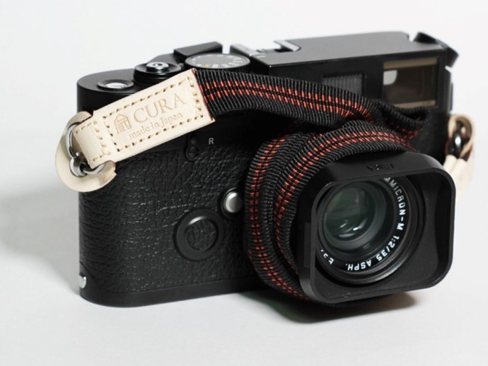 ネックストラップ（ブラック×レッド）