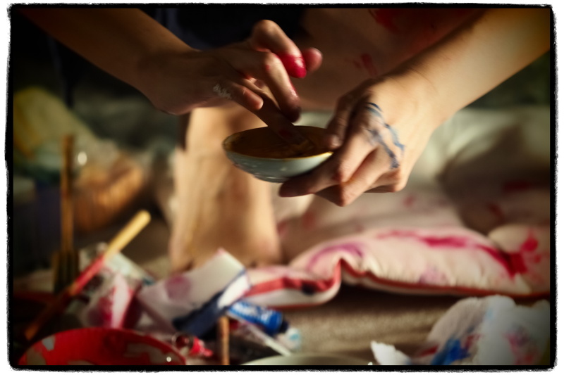 この時はアートフィルター「トイフォトI」にフレーム効果をつけている。OLYMPUS OM-D E-M5 MarkⅡ / M.ZUIKO DIGITAL ED 40-150mm F2.8 PRO / 絞り優先AE（F2.8・1/100秒・露出補正なし）/ ISO 400