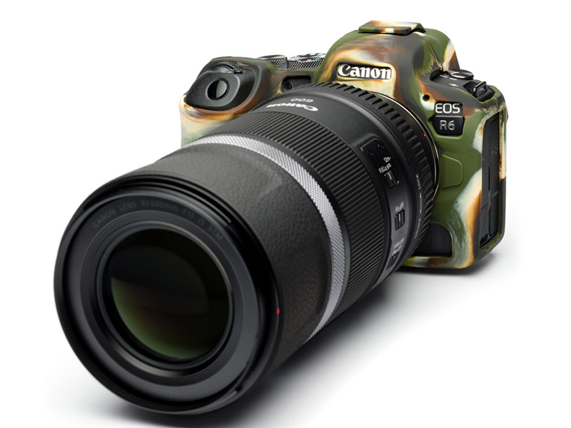 画像のカメラボディはEOS R6
