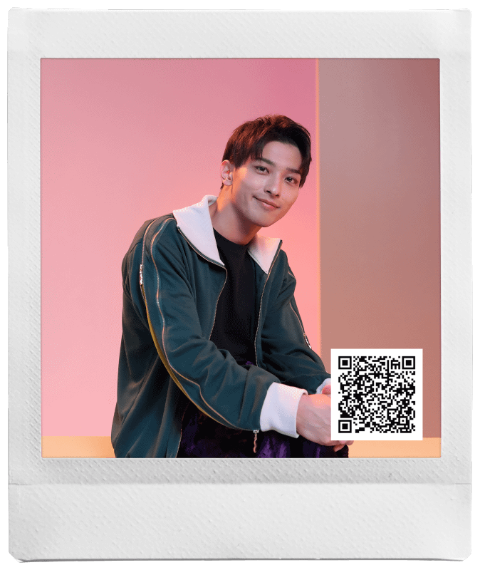 QRコード付きのチェキプリント