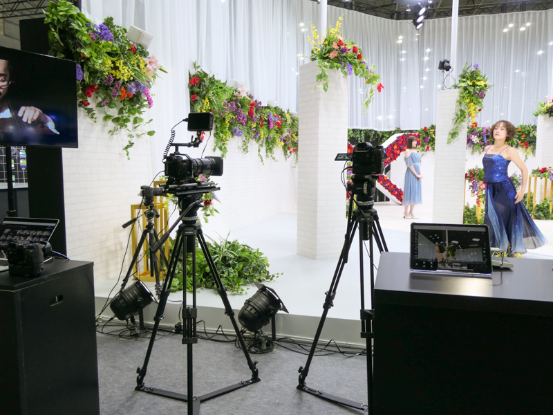 動画機能の体験コーナー