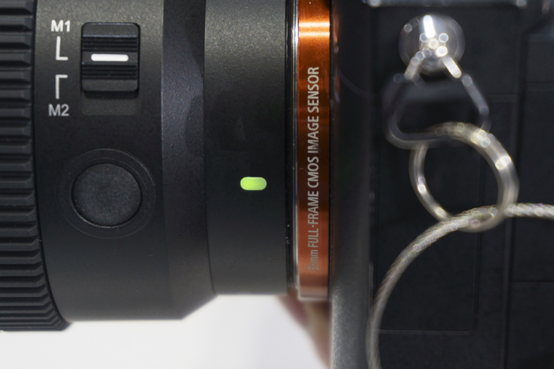 側面のタリーランプ