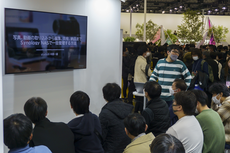 2月24日に行われた中原一雄さんのセミナー。平日にも賑わっていた