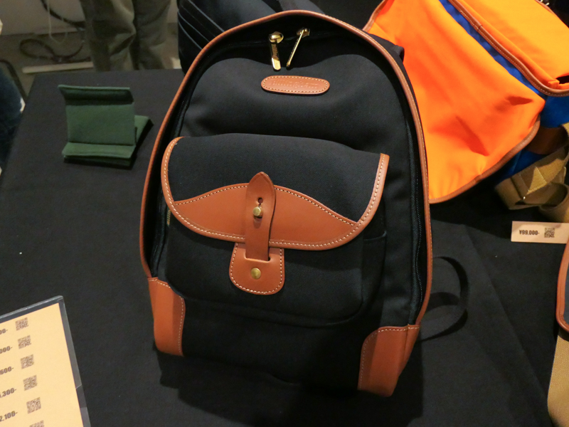 新鮮なバックパックタイプの「35リュックサック」。細部がちゃんと“ビリンガム”なのが可愛らしい