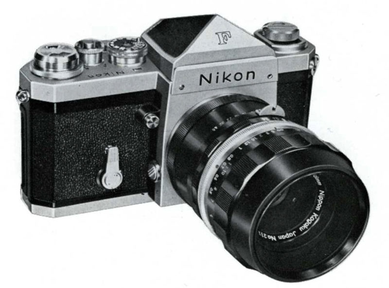 写真2：マイクロニッコールオート 55mm F3.5 Mリング付き（共立出版「ニコンFニコマートマニュアル」より）