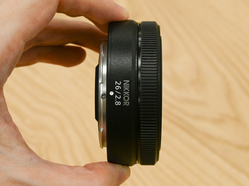 外観の大部分を占めるフォーカスリングも金属製