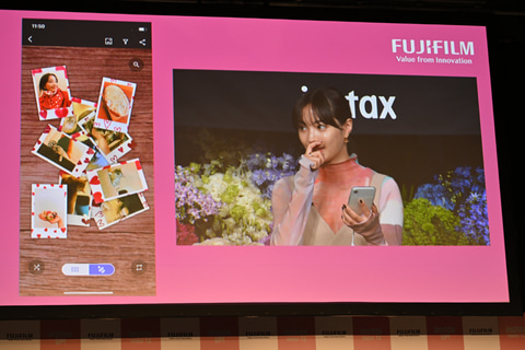 INSTAX”チェキ“新製品発表会に、広瀬すずさんと緑黄色社会が登場