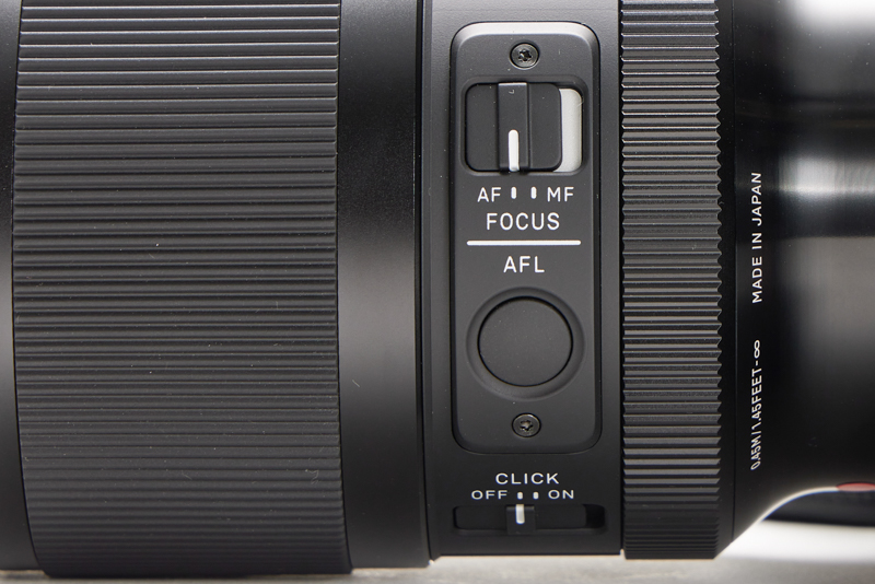 一番下の「Clickスイッチ」をオフにすることでクリックレスにできます