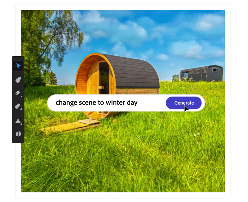 テキストによる指示で、動画クリップの雰囲気がかわる