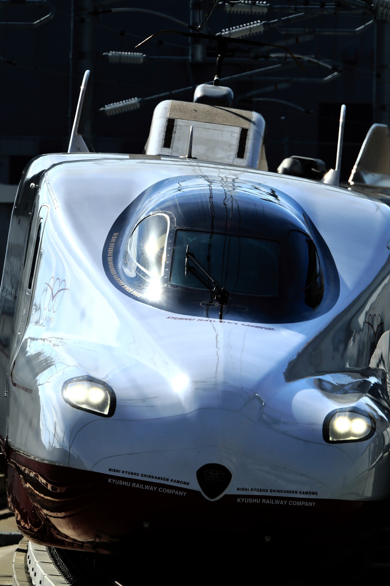 EOS R6 Mark II／RF100-500mm F4.5-7.1 L IS USM／EXTENDER RF2x使用／1,000mm／マニュアル露出（F16、1/1,000秒）／ISO 400／ WB: 太陽光／西九州新幹線　諫早～長崎