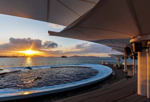 イベント告知】四国水族館、GW中は21時まで営業。瀬戸内海に沈む夕日を