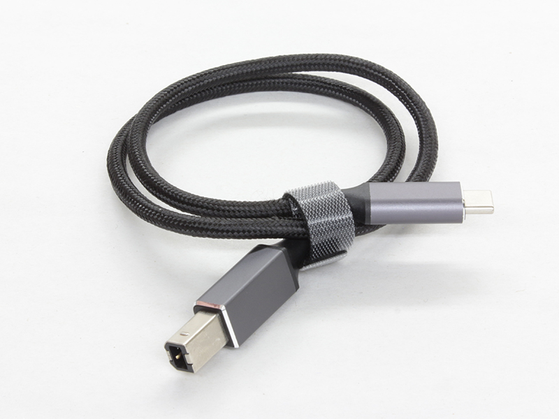 USB 2.0 TypeC to B（0.5m）ケーブル