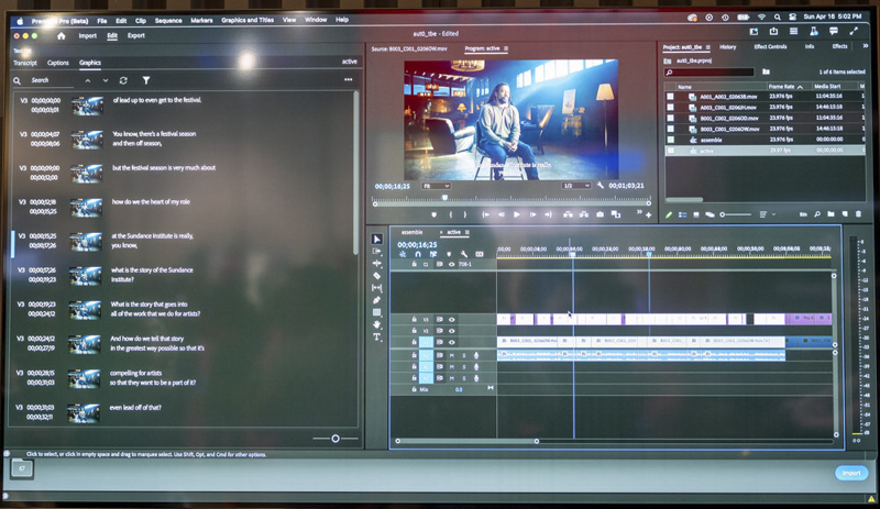 Premiere Proの「文字起こしベースの編集」機能は、AI活用の最先端といえるだろう