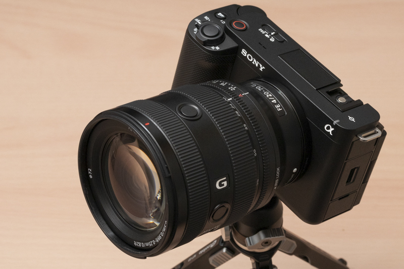 FE 20-70mm F4 Gを装着