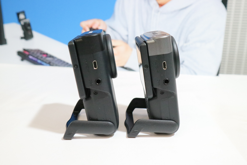 本体右側面にはHDMI端子とMIC端子