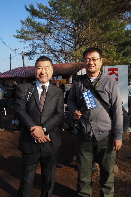 同日、どんな時でも応援してくれる北海道新聞の守屋さんと
