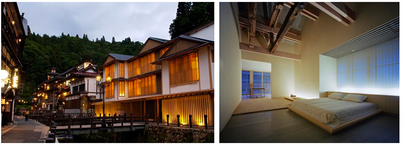 山形県 銀山温泉 八室の宿 藤屋（9月30日～10月1日）