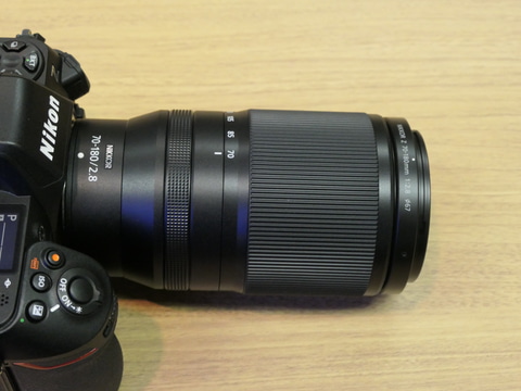 ニコン、小型軽量&手頃な大口径望遠ズーム「NIKKOR Z 70-180mm f/2.8