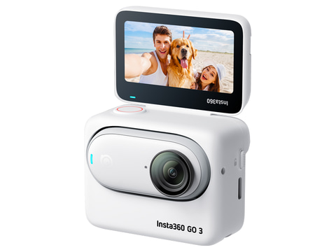親指サイズ”のアクションカメラに新モデル「Insta360 GO 3」…タッチ式