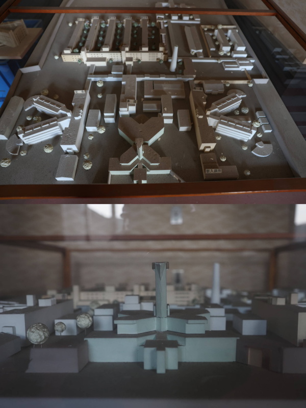 東京拘置所旧庁舎に展示されている模型