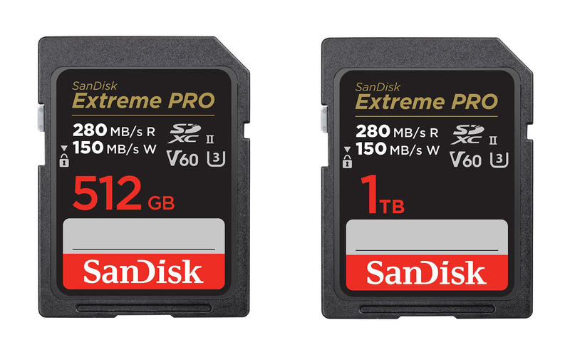 「SanDisk Extreme PRO SD UHS-II」に追加された新製品。容量が強化された
