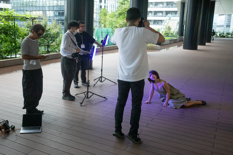 撮影体験コーナー