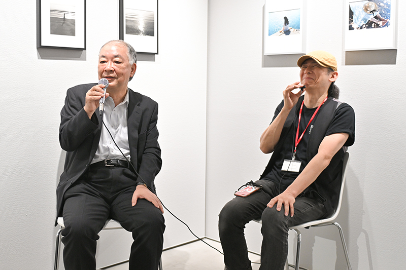 赤羽昇社長（左）、TKO氏（右）