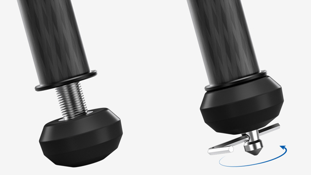 取り付け時は付属の六角レンチで本締めする