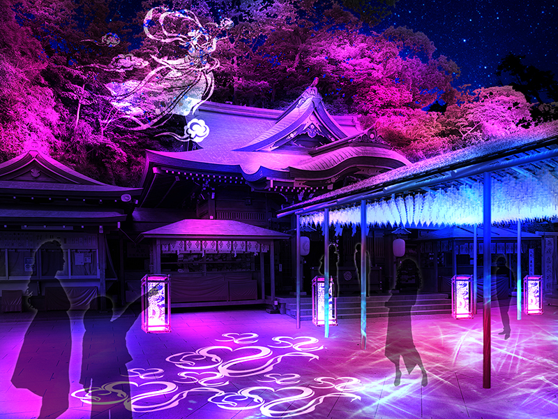 江島神社辺津宮「天女と縁結び」