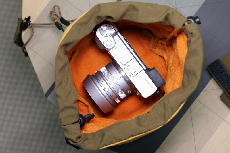 中仕切り無しで入れてみた様子