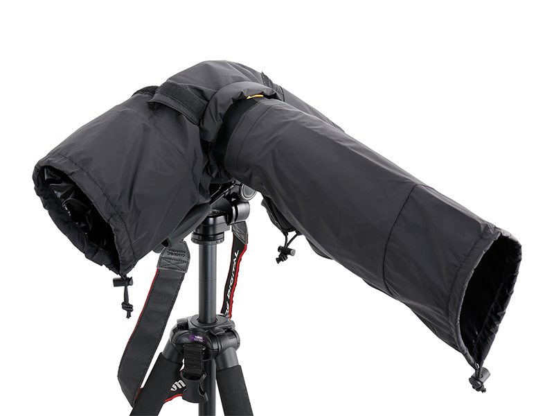 付属の延長用カバーを取り付けた様子