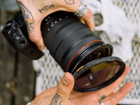 PolarPro 67mm 2-5STOP 可変NDフィルター 片づき