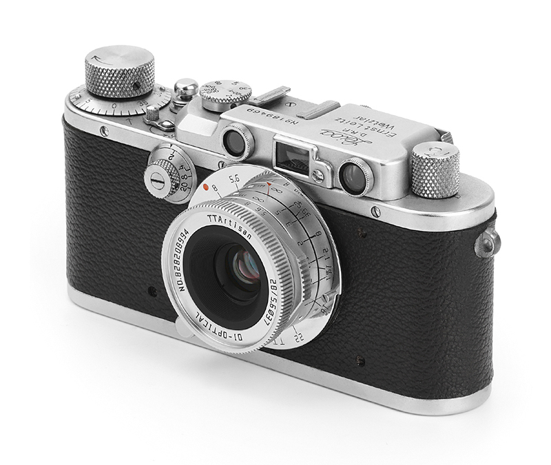 ライカスクリューマウントカメラへの装着例