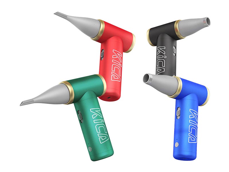 ワイドタイプ、スリムタイプのノズルを装着可能