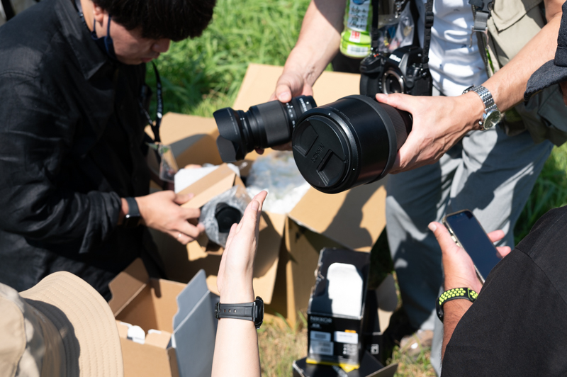 貸し出しの様子